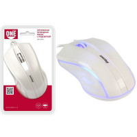 Мышь проводная оптическая Smartbuy ONE 338, USB, 3 кнопки, 1200 dpi, белая