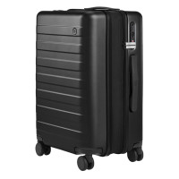 Чемодан NINETYGO Rhine Pro Luggage, 24”, 65 л, поликарбонат Covestro, замок TSA, черный