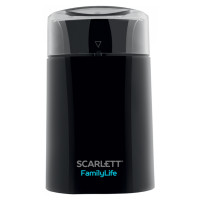 Кофемолка Scarlett SC-CG44505, электрическая, вместимость 60 г, черная