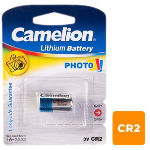 Батарейки Camelion Lithium CR2-BP1, 3V, 1 шт., цена за штуку