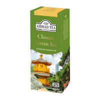 Шай Ahmad Chinese Green Tea, жасыл шай, 25 қалташа