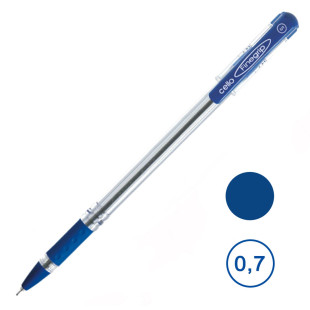 Ручка шариковая Cello Finegrip, 0,7 мм, синяя, цена за штуку