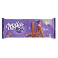 Печенье-палочки Milka Lika Sticks, в молочном шоколаде, 112 гр