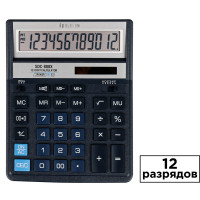 Калькулятор настольный Eleven SDC-888X-BL, 12 разрядов, 158*203*31 мм