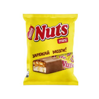 Шоколад батончигі Nuts mini, жержаңғақ қосылған, 148 гр