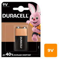 Батарейки Duracell крона 9V/B, MN1604, 9 V, Alkaline, цена за штуку