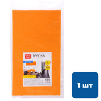 Салфетка для пола OfficeClean, вискоза, размер 50*60 см, оранжевая