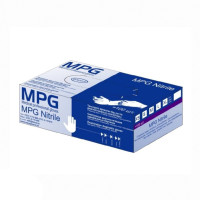 Перчатки нитриловые MPG Nitril, размер М, голубые, 100 шт/упак