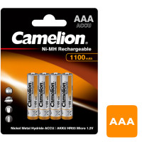 Аккумулятор Camelion Lockbox, мизинчиковые AAA, 1100 mAh, 1,2 V, 4 шт/упак, цена за упаковку