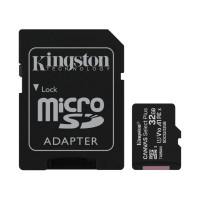 Карта памяти 32 Gb, Kingston, micro SDHC, 10 класс скорости, с адаптером