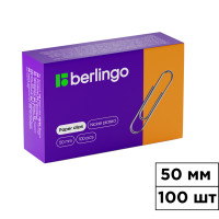 Кеңсе қыстырғыштары Berlingo, 50 мм, 100 дана, металл