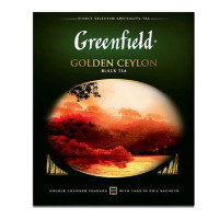 Чай Greenfield Golden Ceylon, черный, 100 пакетиков
