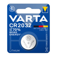 Батареялар Varta Professional Electronics дискілі CR2032, 3V, 3,2*20 мм, 1 дана, баға бір дана үшін