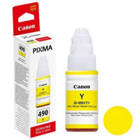 Чернила Canon INK GI-490 Y для PIXMA G1400/2400/3400, желтые, 70 мл