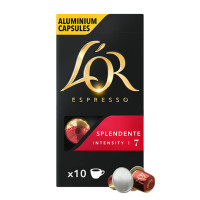 Кофе в капсулах L'or Espresso Splendente, для кофемашин Nespresso, 10 капсул