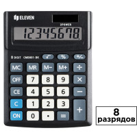 Калькулятор настольный Eleven Business Line CMB801-BK, 8 разрядов, 102*137*31 мм, черный