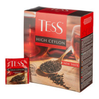 Чай Tess High Ceylon, черный, 100 пакетиков