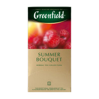 Шай Greenfield Summer Bouquet, шөптік шай, 25 қалташа