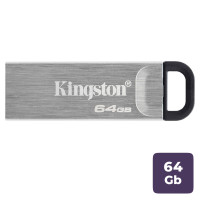USB-флешка 64 Gb, Kingston "DTKN/64GB", USB 3.2, серебристая