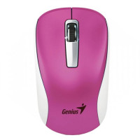 Мышь беспроводная Genius NX-7010, USB, 3 кнопки, 1600 dpi, оптическая, пурпурная