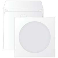 Конверты для диска бумажные с прозрачным окошком KurtStrip, 125*125 мм, цена за штуку