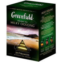 Шай Greenfield Milky Oolong, жасыл шай, улун, 20 пирамидка