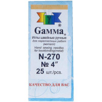 Игла для прошивки Gamma N-270, 100 мм, 25 шт в упаковке, в конверте