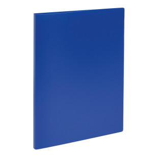 Папка Стамм с зажимом, А4 формат, корешок 14 мм, синяя