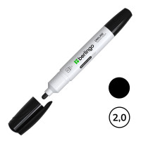 Тақтаға арналған маркер Berlingo, ұшы дөңгелек, 2 мм, қара, баға бір дана үшін