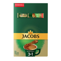 Кофе растворимый Jacobs Hazelnut, 24 пакетиков