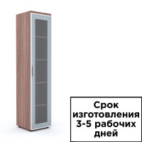 Шкаф для документов со стеклянными дверцами ШС-3, 450*430*1820 мм
