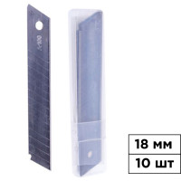 Запасные лезвия для канцелярских ножей OfficeSpace, 18 мм, 10 шт