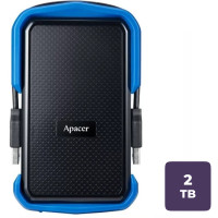 Жесткий диск 2 TB, Apacer AC631, 2.5", USB 3.2, HDD, синий
