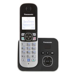 Dect телефон Panasonic KX-TG6821RUB, черный