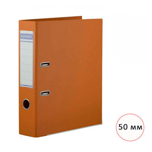 Папка-регистратор KUVERT А4, ширина корешка 50 мм, оранжевая
