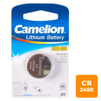 Батареялар Camelion Lithium дискілі CR2450-BP1, 3V, 1 дана, баға бір қаптамасы үшін