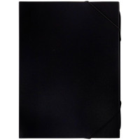 Папка OfficeSpace, А4 формат, 500 мкм, на резинке, 13 отделений, черная