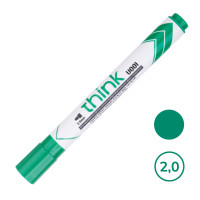 Тақтаға арналған маркер Deli, ұшы дөңгелек, 2 мм, жасыл, баға бір дана үшін
