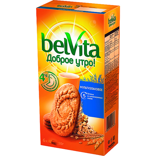 Купить Печенье BelVita "Мультизлаковое", 300 гр: в Алмате, Астане ...