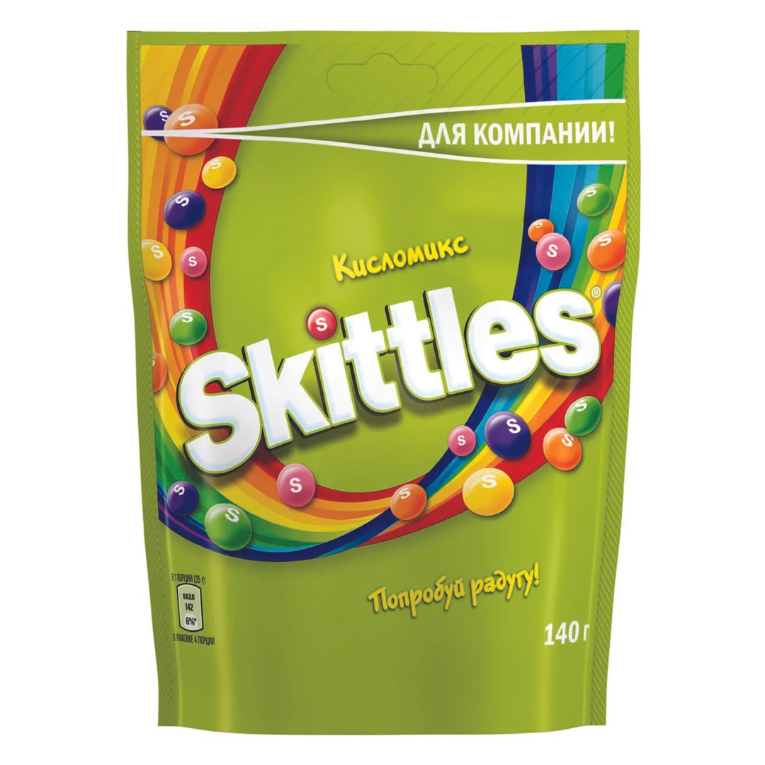 Драже Skittles "Кисломикс", 140 гр