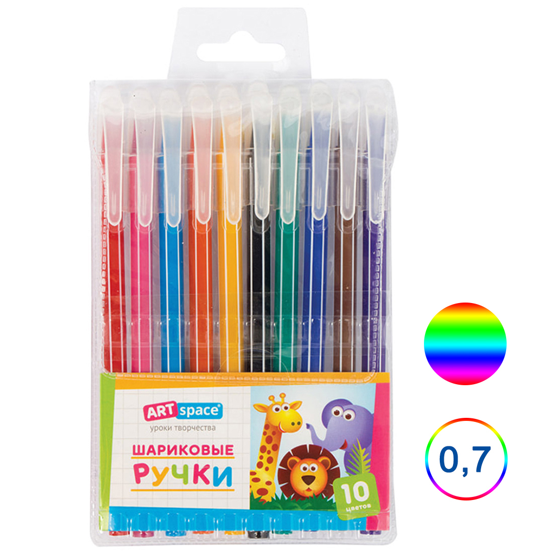Ручки Шариковые Цветные Набор Купить