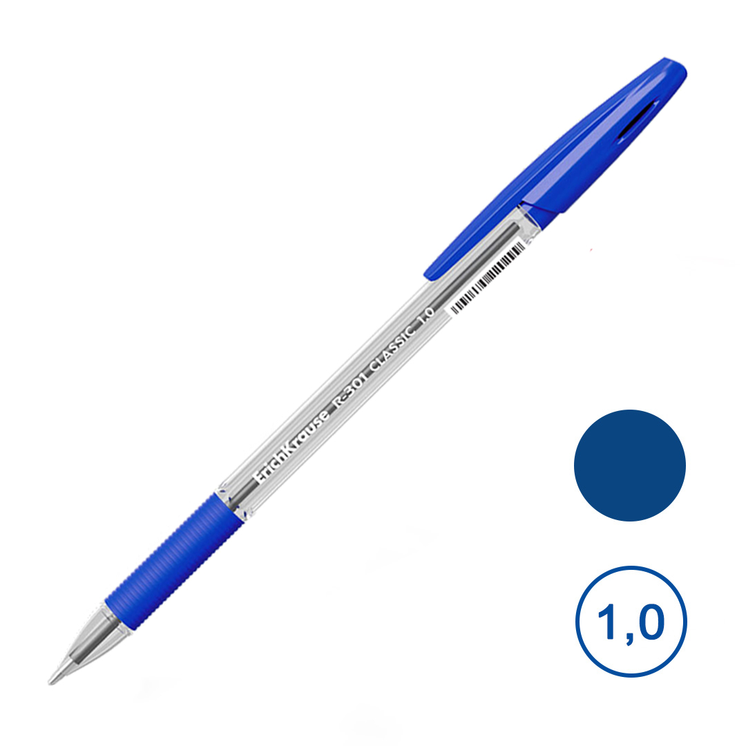 Купить Ручка шариковая Erich Krause "R-301" Classic Stick, 1 мм, с ...