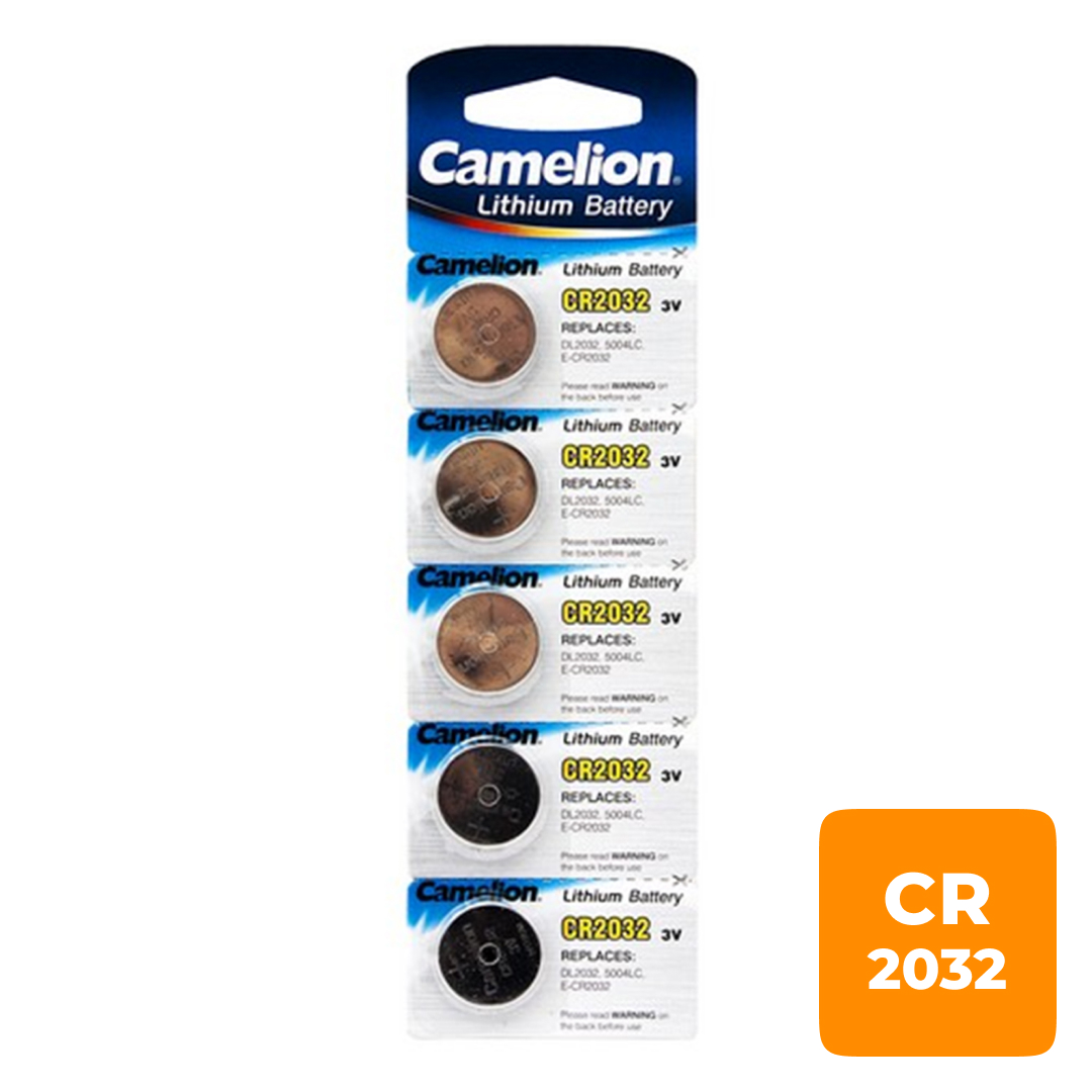 Батарейки Camelion Lithium дисковые CR2032-BP5, 3V, 5 шт./уп., цена за упаковку