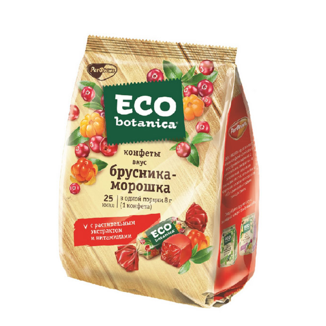 Конфеты Eco Botanica брусника Морошка 200г