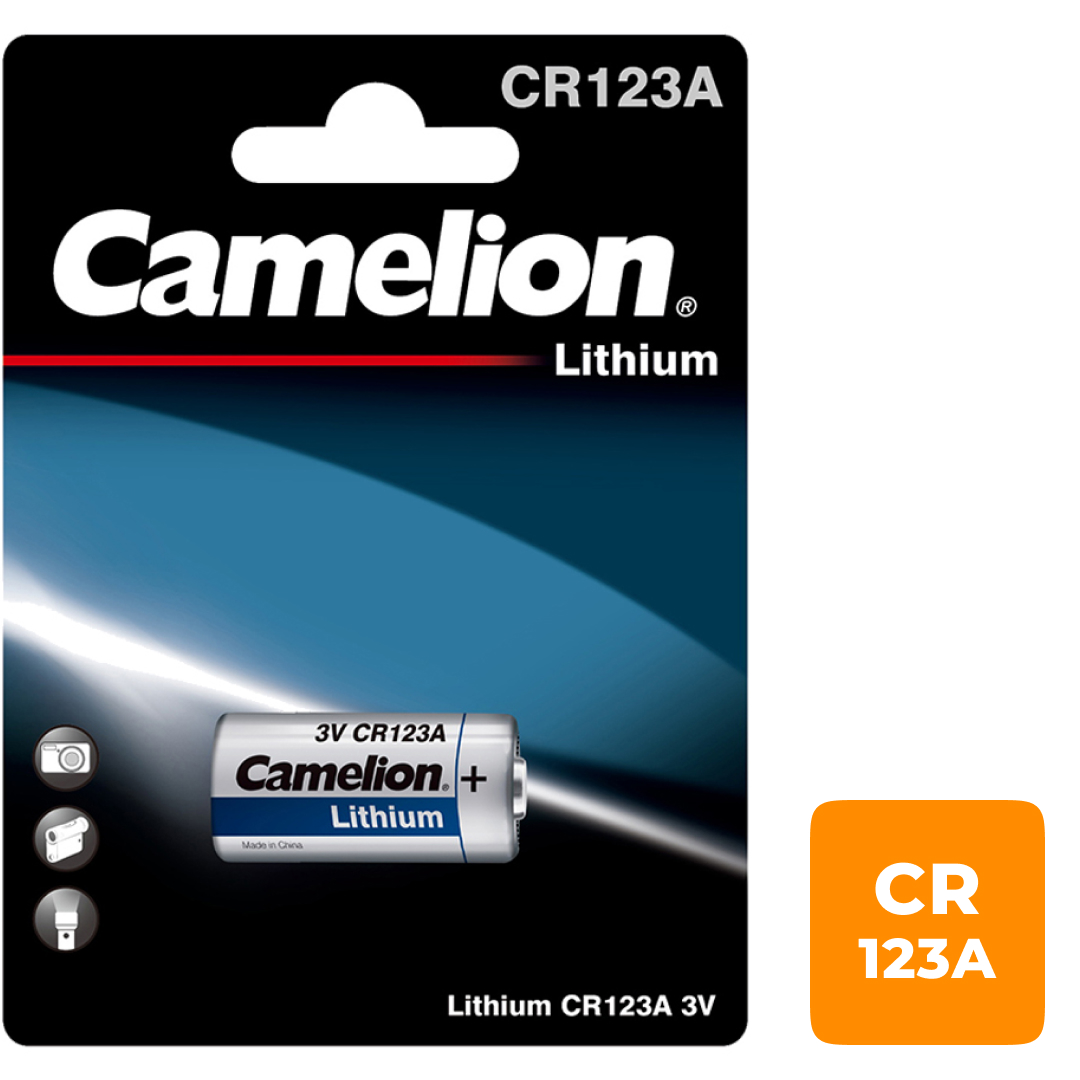 Батарейки Camelion Lithium CR123A-BP1, 3V, 1 шт., цена за штуку