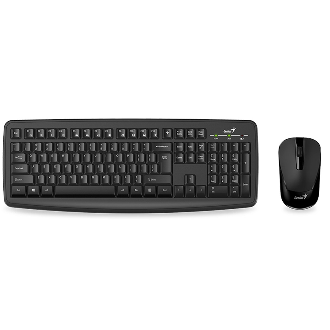Беспроводной набор Genius Smart KM-8100, клавиатура и оптическая мышь, черный