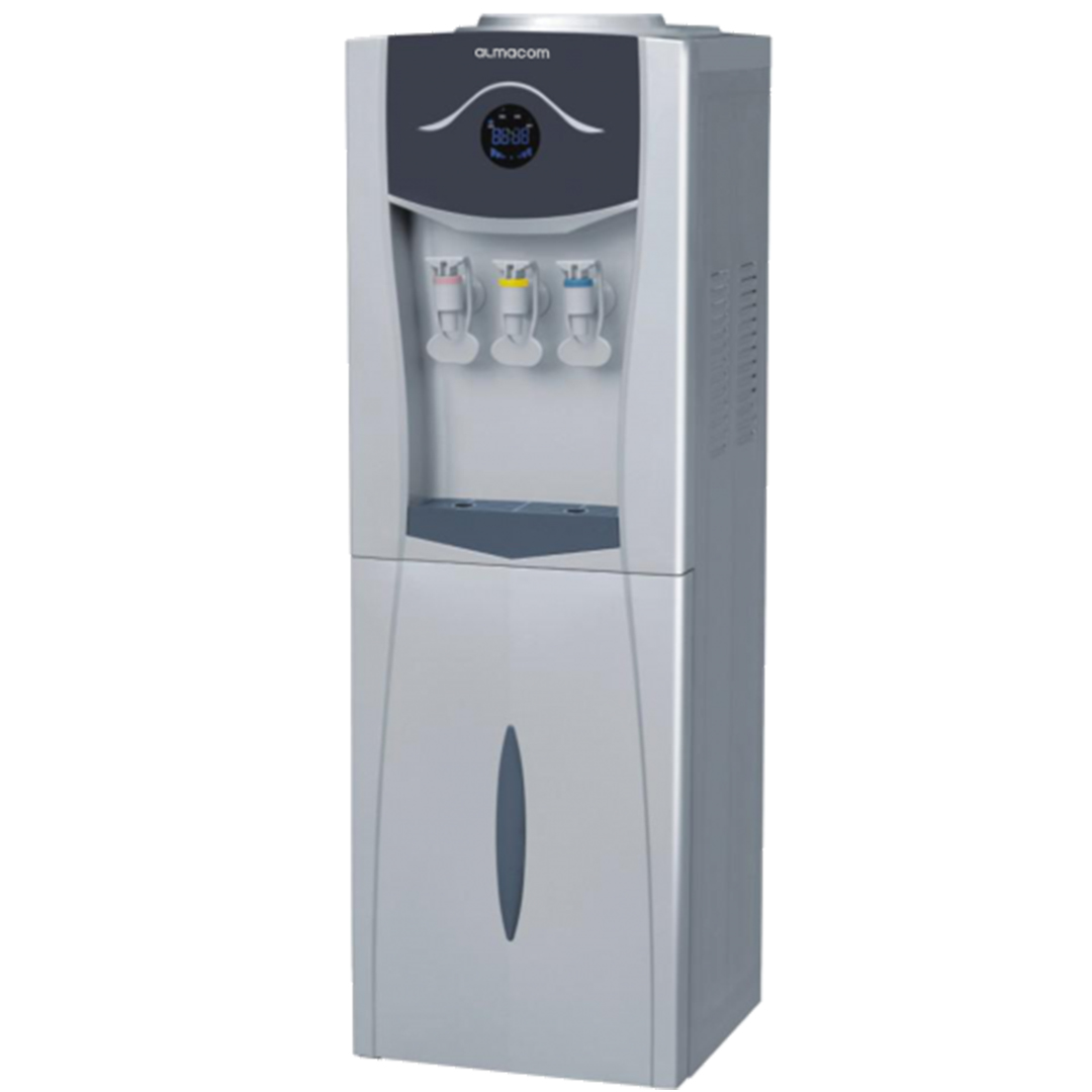 Кулер для воды Almacom WD-CFO-1AF, напольный, нагрев/охлаждение, с холодильным шкафом, металлик (ВС)