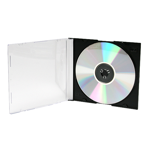 Купить Пластиковый бокс для диска 2 CD-R, черная серединка, цена за ...