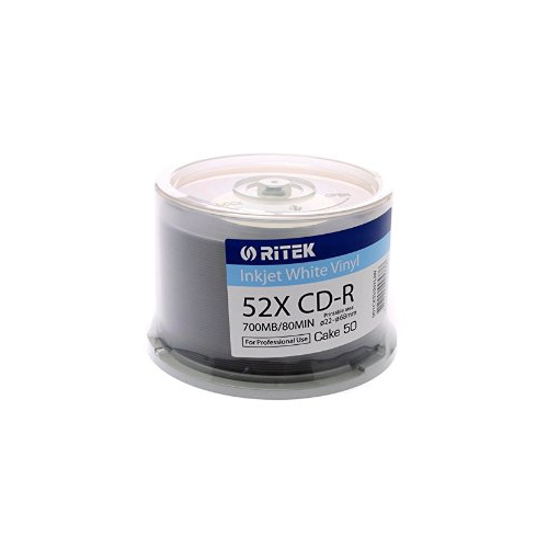 Купить Диск CD-R "Ritek", 700 Mb, 52x, цена за штуку, Printable: в ...