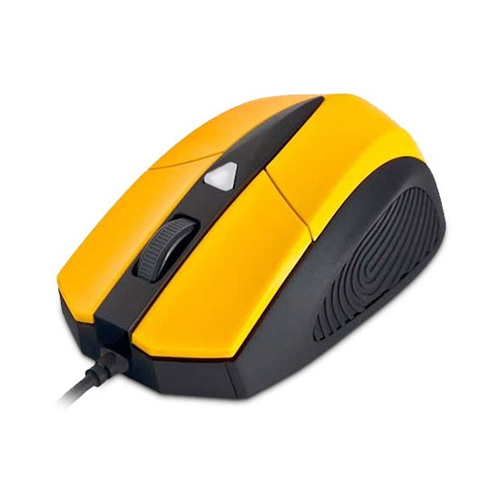 Купить Мышь проводная лазерная Delux DLM-480LUY, USB, 4 кнопки, 1000 ...